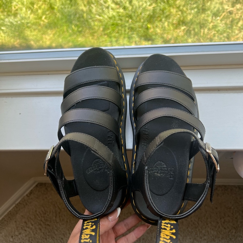 Doc Marten - Blaire Hydro Leather Strap Sandals Size 7 US